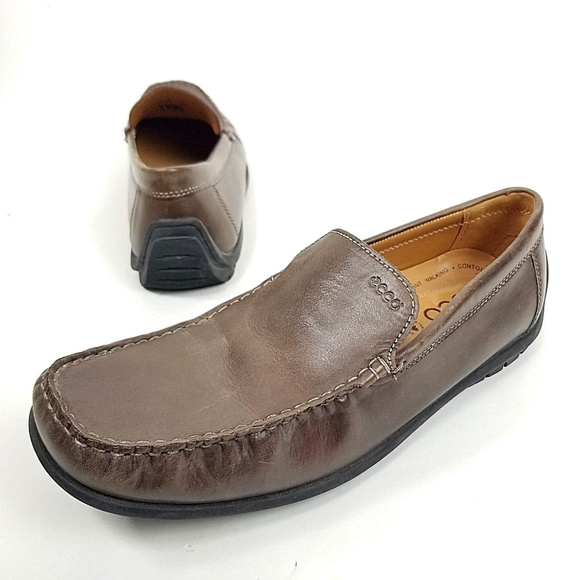 ecco men's soft moc slip on loafer
